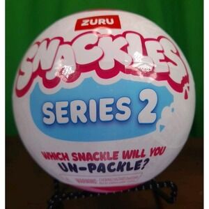 NEW SEALED Zuru Snackles Series 2 Mini 4.5" Small Plush Collectible Capsule